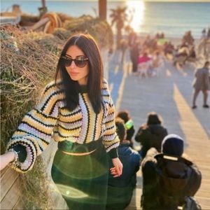 Zara Striped knit sweater